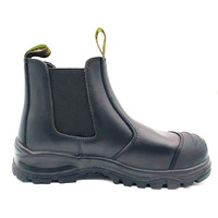 Chaussures de travail pour hommes en cuir noir de qualité, antidérapantes, anti-écrasement, à embout d'acier, personnalisables, style décontracté, fabrication originale