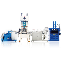 Machine entièrement automatique de fabrication de récipients alimentaires pour plateaux en aluminium Machine à vaisselle en aluminium