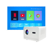 M10 PLUS projecteur portable home cinéma android 11 projecteur de télévision intelligente avec wifi 200 ANSI 1080P résolution physique projecteur 4K