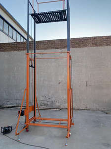 Plataforma de levantamento portátil dobrável do controlo a distância do andaime móvel elétrico resistente de 2-10m para andaimes do trabalho - Product Image 3