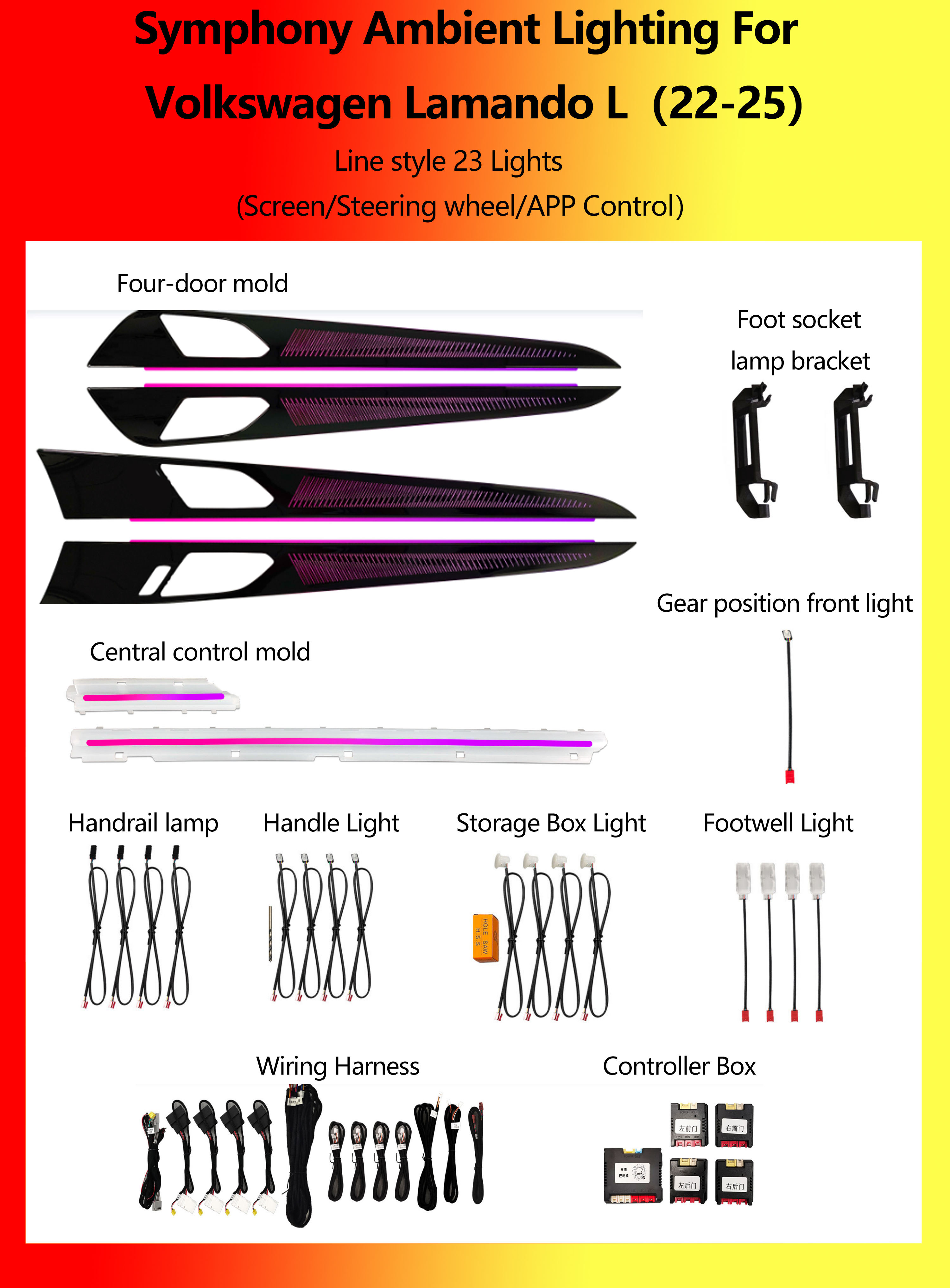 Volkswagen Lamando L Line style Symphony 23 Lights