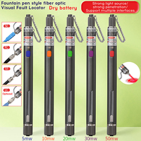 Stylo de test de fibre optique COMPTYCO AUA-G1-50MW, stylo à lumière rouge VFL, adapté aux interfaces SC/FC/ST, localisateur de défauts visuels de fibre optique