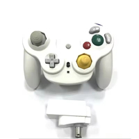 Manette sans fil 2,4 GHz pour GameCube NGC avec moteur de vibration - Contrôleur joystick