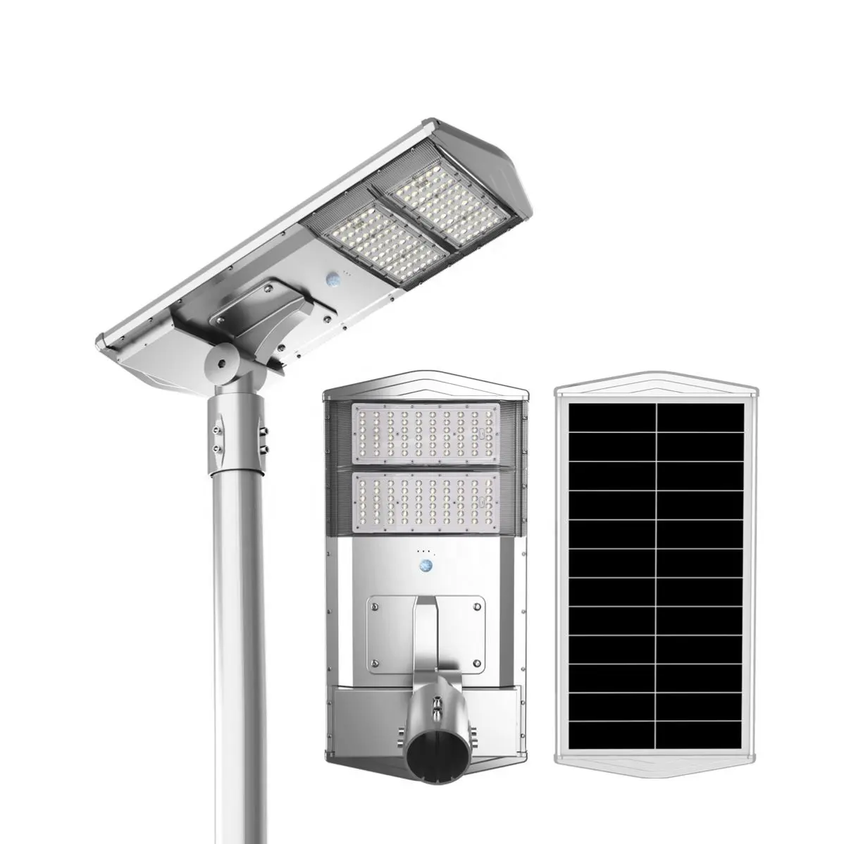 LED Outdoor Light 30W Solar Power Street Lamp With Pole