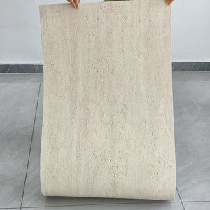 Revestimiento de Pared Interior y Exterior de Cerámica Flexible MCM, Estilo <span class=keywords><strong>Travertino</strong></span> Romano, Piedra Blanda Impermeable - Product Image 6