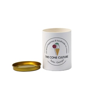 Emballage en tube de papier recyclable personnalisé de qualité alimentaire pour cornets de crème glacée avec feuille d'aluminium de qualité alimentaire à l'intérieur - Product Image 3