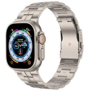 Cinturino in titanio per Apple <span class=keywords><strong>Watch</strong></span> Band 49mm 45mm 44mm <span class=keywords><strong>42mm</strong></span>, cinturino per orologio apple <span class=keywords><strong>Watch</strong></span> serie 1 2 3 <span class=keywords><strong>4</strong></span> 38 <span class=keywords><strong>42mm</strong></span> - Product Image 1