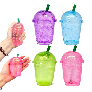 Jouet anti-stress en forme de tasse à café à récupération lente, en forme de cube de latte, pour soulager l'anxiété - Entrepôt USA - Product Image 1