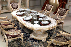 Compre Muebles de Comedor Hechos a Mano con Acabado Marrón, Muebles de Comedor Personalizados en Madera de Teca Sólida, Muebles de Comedor para 8 Personas en Oferta en el Reino Unido - Product Image 5