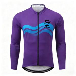 Maillot de cyclisme professionnel Zede, très populaire, léger, respirant, coupe-vent, imprimé multicolore, séchage rapide, manches longues, pour le vélo - Product Image 2