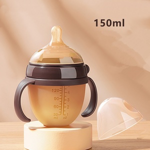 Fournisseur de produits pour bébés, échantillon gratuit, <span class=keywords><strong>biberon</strong></span> en silicone anti-colique sans BPA, biberons souples pour le lait avec poignée pour <span class=keywords><strong>nouveau</strong></span>-<span class=keywords><strong>né</strong></span> - Product Image 3