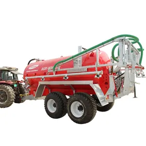 Agricultural Tractor PTO Driven Towing Liquid Manure Fertilizer Slurry tanker Spreader With CE for Sale