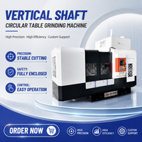 Machine de rectification de surface de précision à table rotative pour substrat plat en alliage d'acier et cristal de wafer semi-conducteur