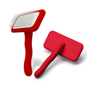 Baoli OEM grande brosse à lisser en bois en caoutchouc souple et épingles ultra souples brosse à lisser pour pelucher les cheveux brosse à lisser - Product Image 1