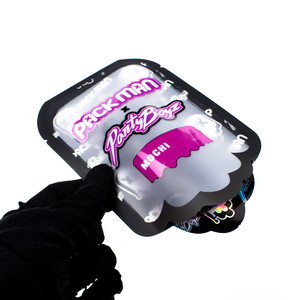 PACK MAN x PartyBoyz Stand Up <b>Pouch</b> Bubblegum Diesel Smell Proof Heat Seal BOPP <b>Laminated</b> UV Printed - Product Image 3