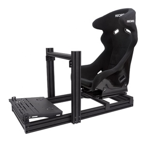 Wholesale Full Racing Experience Custom Adjustable Aluminum Sim Racing Rig Car Game Machine Driving Cockpit - Product Image 2