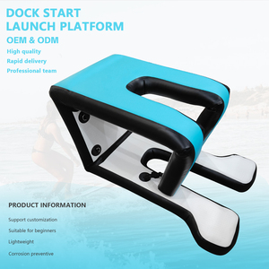 Popular PVC Hydrofoil <b>Inflatable</b> Water Surfing Equipment New Design Marina-Launch Sports Pumping Accessories Blue&White DP02 Inf - Product Image 3