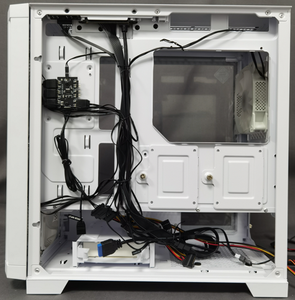 <span class=keywords><strong>ATX</strong></span> et MATX White Gamer Cabinet RGB Cooler Fan <span class=keywords><strong>PC</strong></span> Case pour les ordinateurs et les tours de jeu - Product Image 5