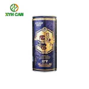 ドリンク缶空の丸いアルコールビール