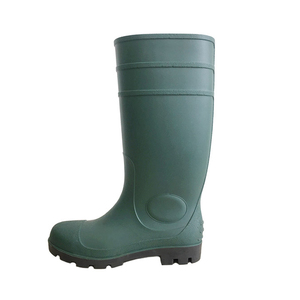 PVC Working Gumboot Waterproof Wellington Safety <strong>Rainboots</strong> Men With Steel Toe - Product Image 3