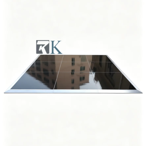 Plancher de danse portable pour fêtes, mariages et événements avec plateforme en contreplaqué et bordure en aluminium - Product Image 1