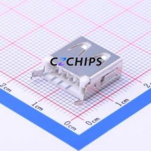 916-162A1012Y10200 USB Connector Through hole Component (THT) Connector Type-A USB 2.0 Female Through Hole - Product Image 2