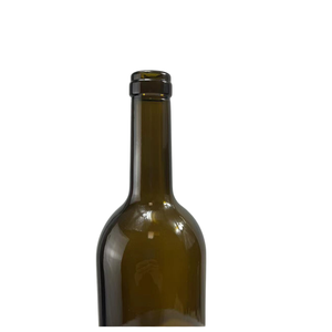 Botella de Vino Seco de Vidrio Extra Flint Verde Oliva de 750 ml, Sellada con Corcho, Serigrafiada, Shandong - Product Image 5
