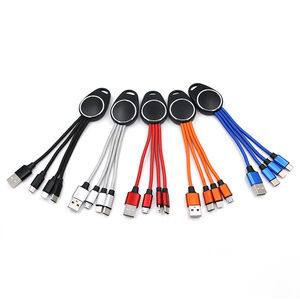 สายชาร์จ <span class=keywords><strong>USB</strong></span> <span class=keywords><strong>3</strong></span> in 1 แบบพวงกุญแจ รุ่นใหม่ ทันสมัย รับทำโลโก้แบรนด์ตามสั่ง สำหรับของขวัญส่งเสริมการขาย - Product Image 5