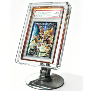 กล่องอะคริลิคคุณภาพสูง SYP สำหรับ <span class=keywords><strong>Michael</strong></span> <span class=keywords><strong>Jordan</strong></span> 1992 Upper Deck McDonald's PSA Mint 9 พร้อมวงแหวนแม่เหล็ก - Product Image 1