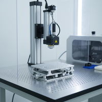 Table de déplacement XY 2D manuelle 110*110MM pour machine de marquage laser – Nouvelle, facile à utiliser
