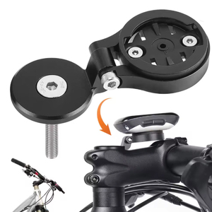Support de guidon réglable en alliage d'aluminium pour ordinateur de vélo <span class=keywords><strong>VTT</strong></span>/vélo de route, compatible Garmin/Bryton/Wahoo - Product Image 2