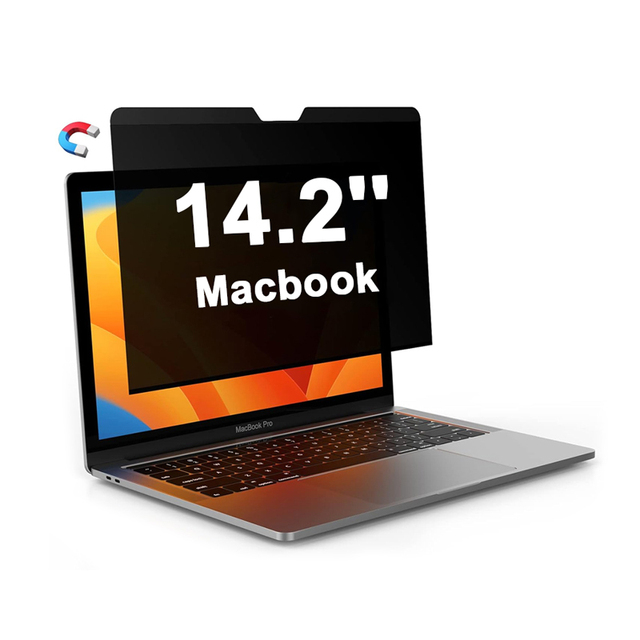 Hot Sale New Product Easy On/ Off Privacy Magnetic Screen Protectors for 14.2 Inch Computer MacBook Pro Laptop