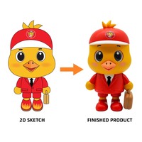 Llavero de figura de acción personalizada, miniatura de PVC, juguete de recuerdo, regalo, venta al por mayor