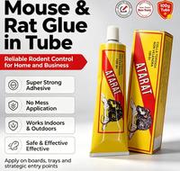 Piège à colle jetable pour souris et rats, tube de 120g, adhésif puissant, haute qualité, économique, fourni par l'usine