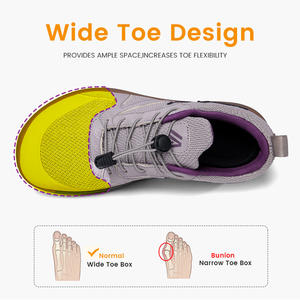 Nouvelles baskets rétro pour hommes chaussures confortables en maille pieds nus avec bout large chaussures de marche décontractées pour l'été automne hiver - Product Image 2