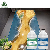 SANKIN Ligne de production de résine époxy en gros de qualité supérieure Kit de démarrage en résine époxy transparente pour débutants Colle pour planche de surf à verser en profondeur