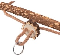 Vente en gros de balançoire pour nid de jardin grande chaîne en fer balançoire hamac pour perroquet en bois