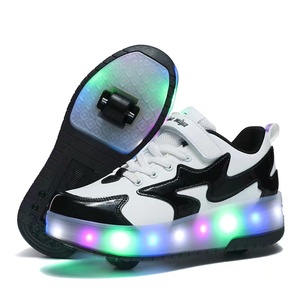 รองเท้าสเก็ตแบบพับได้ EACHkids รุ่น Deformation Retractable Kick Roller Skate Shoes สำหรับผู้ใหญ่ เด็กชาย เด็กหญิง KI-02 รองเท้าแบบเตะออก KI-02 - Product Image 1