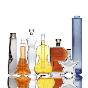 Bouteille d'<span class=keywords><strong>alcool</strong></span> en verre de conception unique à haute teneur en borosilicate bouteille d'<span class=keywords><strong>alcool</strong></span> sur mesure vide durable 1000ml whisky brandy gin rhum bouteille - Product Image 6