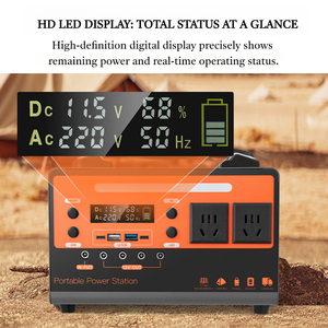 Centrale Électrique Portable 2000W 220V, Générateur Solaire à Onde Sinusoïdale Pure, Stockage d'Énergie d'Urgence pour Voyages en Voiture et Sauvegarde Domestique - Product Image 4
