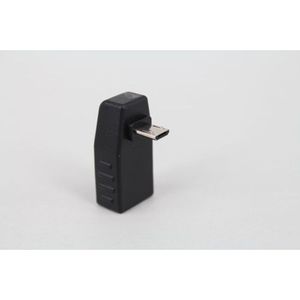 <b>Micro</b> <b>Usb</b> Type <b>B</b> To <b>Usb</b> A Female Adapter 90 Degree Right Angle Connector 5 Pin Copper Material - Product Image 3
