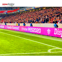 Panneaux LED périmétriques géants pour stades de football P10, écran d'affichage publicitaire électronique, IP65, intérieur, garantie 5 ans