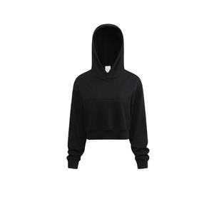 TKAN458D Vente en gros de sweats à capuche mode pour femme, personnalisés avec impression en relief, en molleton d'hiver, couleur unie, coupe classique, 100% coton, à épaules tombantes - Product Image 2