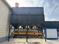 Verstärktes 100t Horizontales Zementsilo Hochkapazitäts-Zementsilo 200t für Großflächige Betonproduktionslinien
