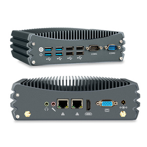 Mini PC Industrial Windows 7, <span class=keywords><strong>Intel</strong></span> <span class=keywords><strong>Core</strong></span> <span class=keywords><strong>I3</strong></span> <span class=keywords><strong>10110U</strong></span>, Sin Ventilador, DDR4, Doble LAN, 2 Puertos RS232 COM, Computadora Robusta Integrada en Caja - Product Image 6