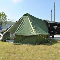 Tente yourte de luxe imperméable 4 saisons pour voiture avec cheminée, idéale pour le camping familial, le glamping et comme vestiaire extérieur