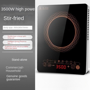 Stainless Steel 2-Burner Built-In Induction <b>Cooker</b> with Touch Control App-Controlled 6400W Multi-Function Waterproof Portable - Product Image 2