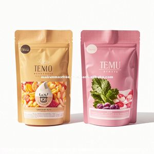 Sachets d'emballage alimentaire personnalisés avec impression en gravure, fermeture éclair verticale et impression couleur – Direct Usine - Product Image 1