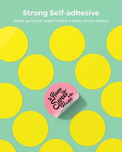 รอบฉลาก500สติกเกอร์ต่อม้วนรอบสีการเข้ารหัสการติดฉลากจุดป้ายสติกเกอร์ - Product Image 5