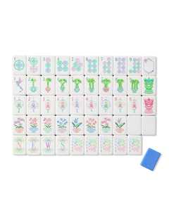 Juego de Mahjong Americano de Lujo Personalizado de 160 Fichas, 4 Capas, Grabado en Acrílico Azul Claro, en Stock al por Mayor - Product Image 2